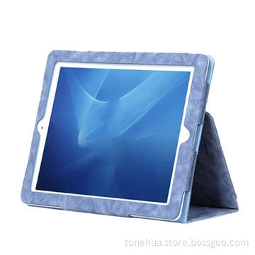 Hot Sale Hibernate Leather Case with Card Pocket, Suitable or iPad 3/4